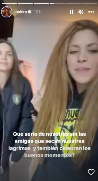 Shakira celebrando una fiesta / Instagram