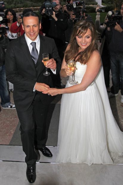 Carmen Morales y Luis Guerra en su boda / Gtres