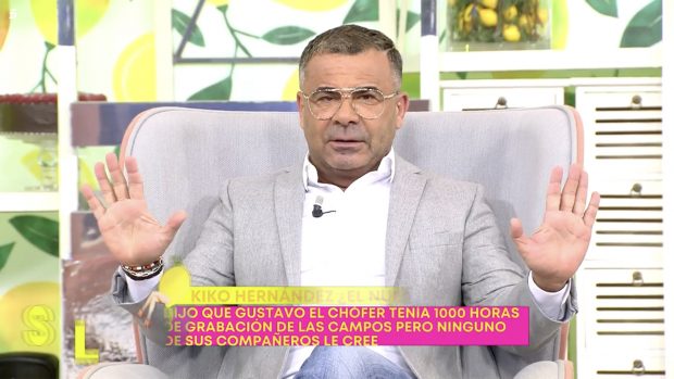 Jorge Javier Vázquez en su reaparición en 'Sálvame'. / Telecinco