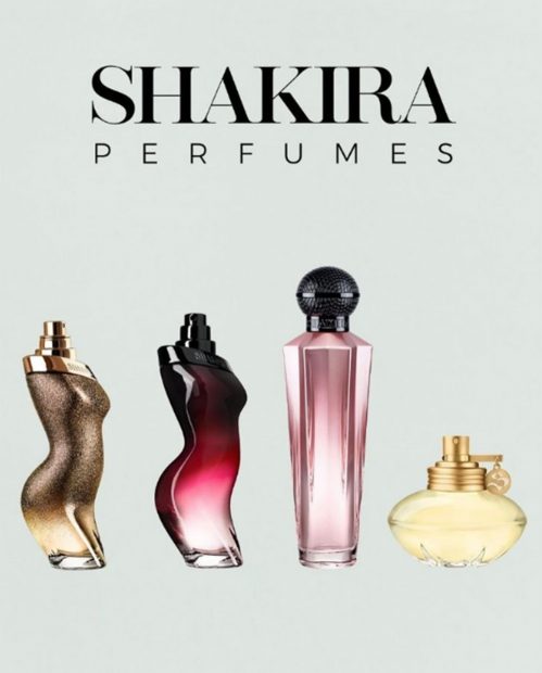 Perfumes de Shakira / Redes sociales