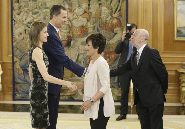 Sonsoles Ónega y Letizia en el Palacio de la Zarzuela / Gtres