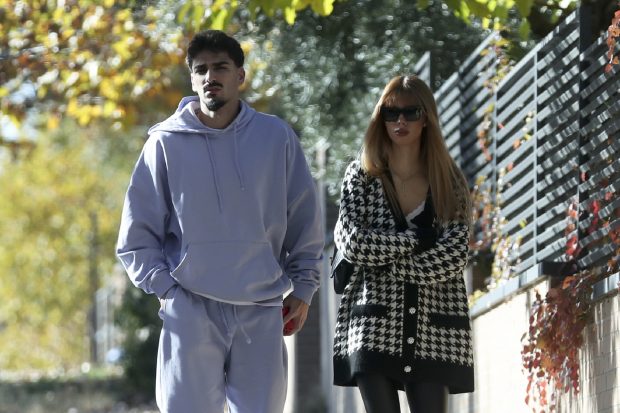 Alejandra Rubio y su novio Carlos Agüera en Madrid / Gtres