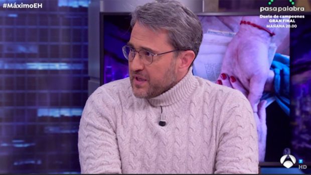Máximo Huertas durante su intervención en 'El Hormiguero' / Antena 3