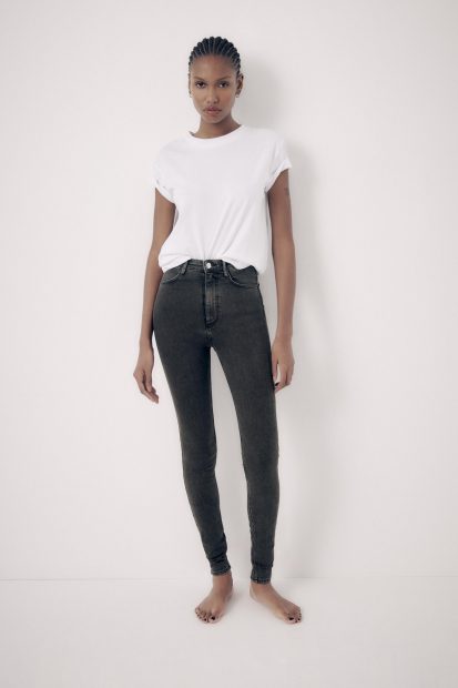 Pantalon Jogger Zara En Lin Et Lyocell Crème - Taille M - Neuf Sans étiquettes