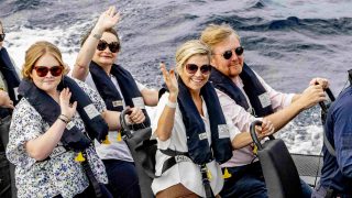 Amalia, Máxima y Guillermo de Holanda en su gira por el Caribe / Gtres