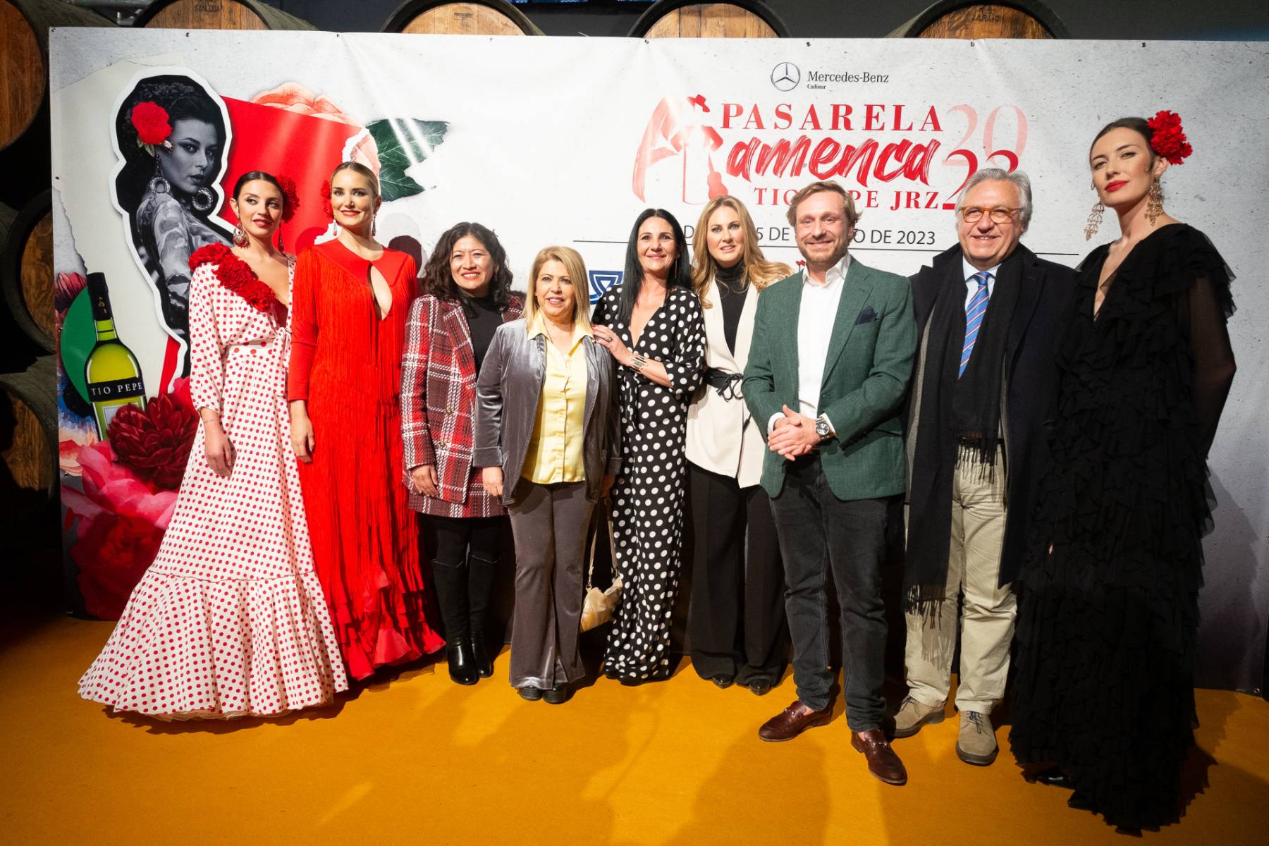 Alba Carrillo en la pasarela de moda flamenca de Jerez de la Frontera / Gtres