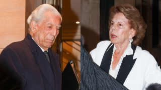 Mario Vargas Llosa y Patricia Llosa en París. / Gtres