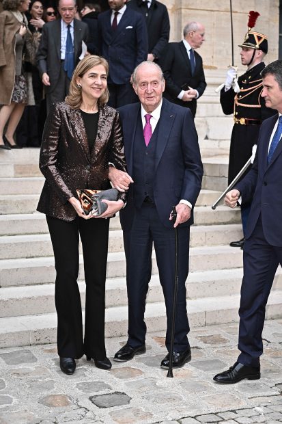 Juan Carlos y la Infanta Cristina en la Academia Francesa / Gtres
