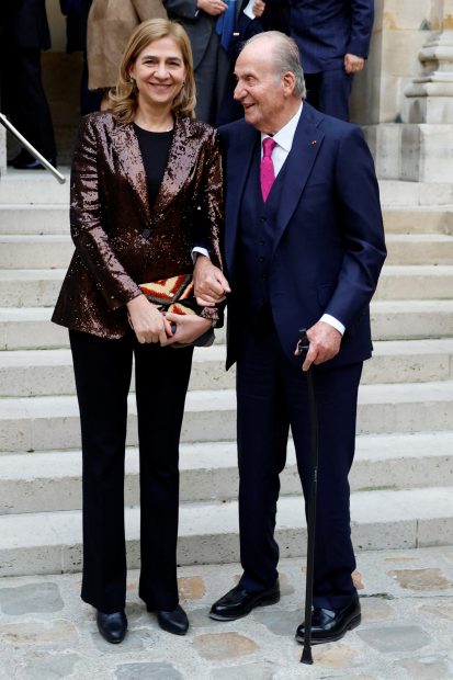 Juan Carlos y la Infanta Cristina en la Academia Francesa / Gtres