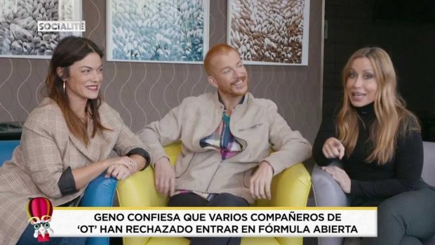 Los integrantes de Fórmula Abierta en 'Socialité' / Telecinco 
