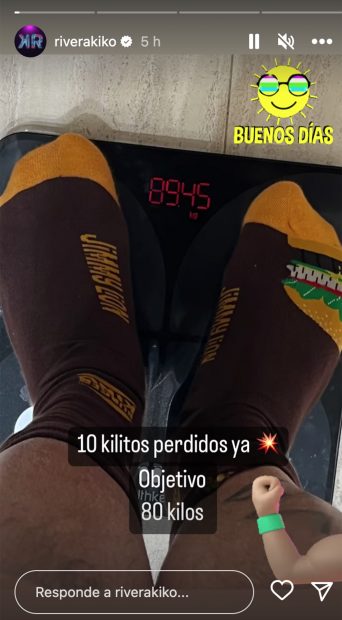 Kiko Rivera anuncia su bajada de peso / Instagram