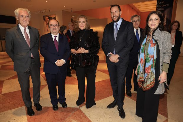 Borja y Francesca Thyssen en el Museo Nacional Thyssen-Bornemisza. / Gtres