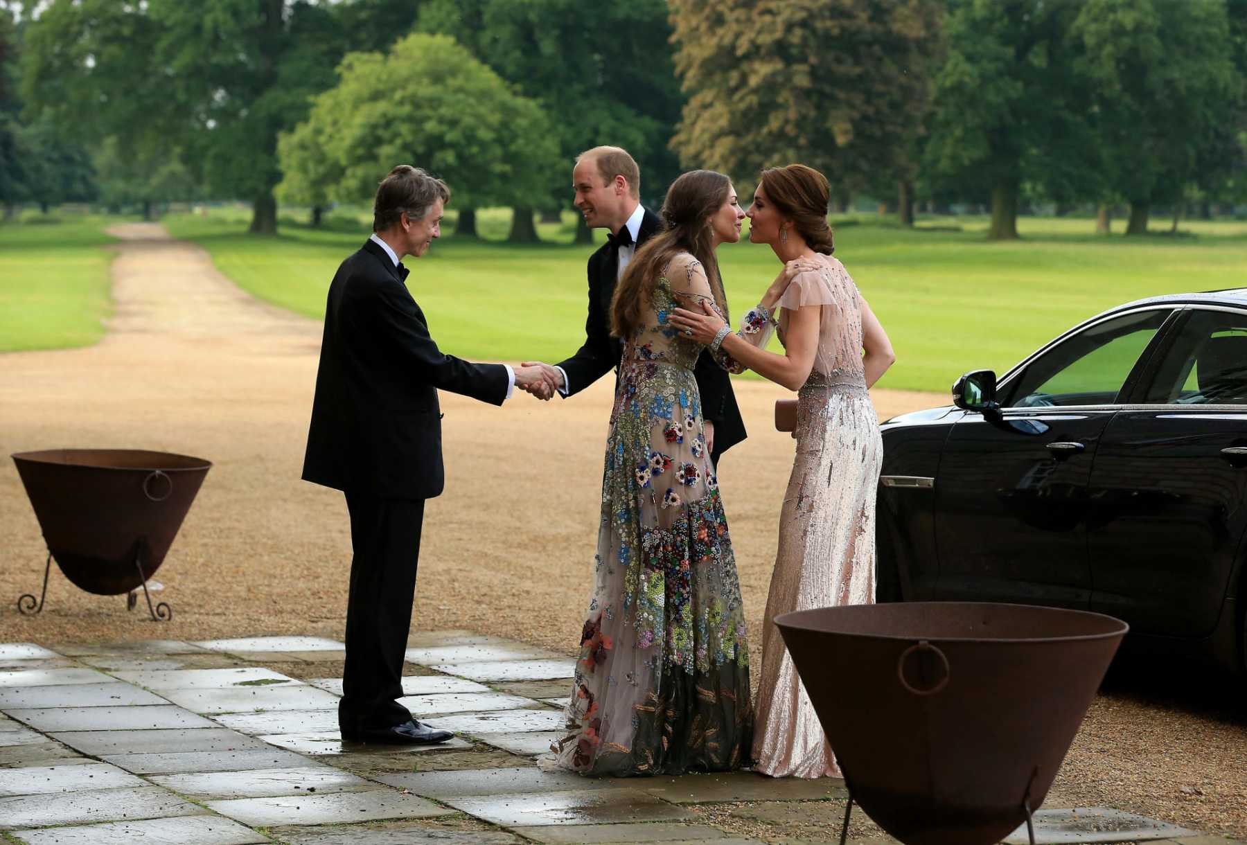 Kate Middleton y el Príncipe Guillermo con Rose Hanbury / Gtres