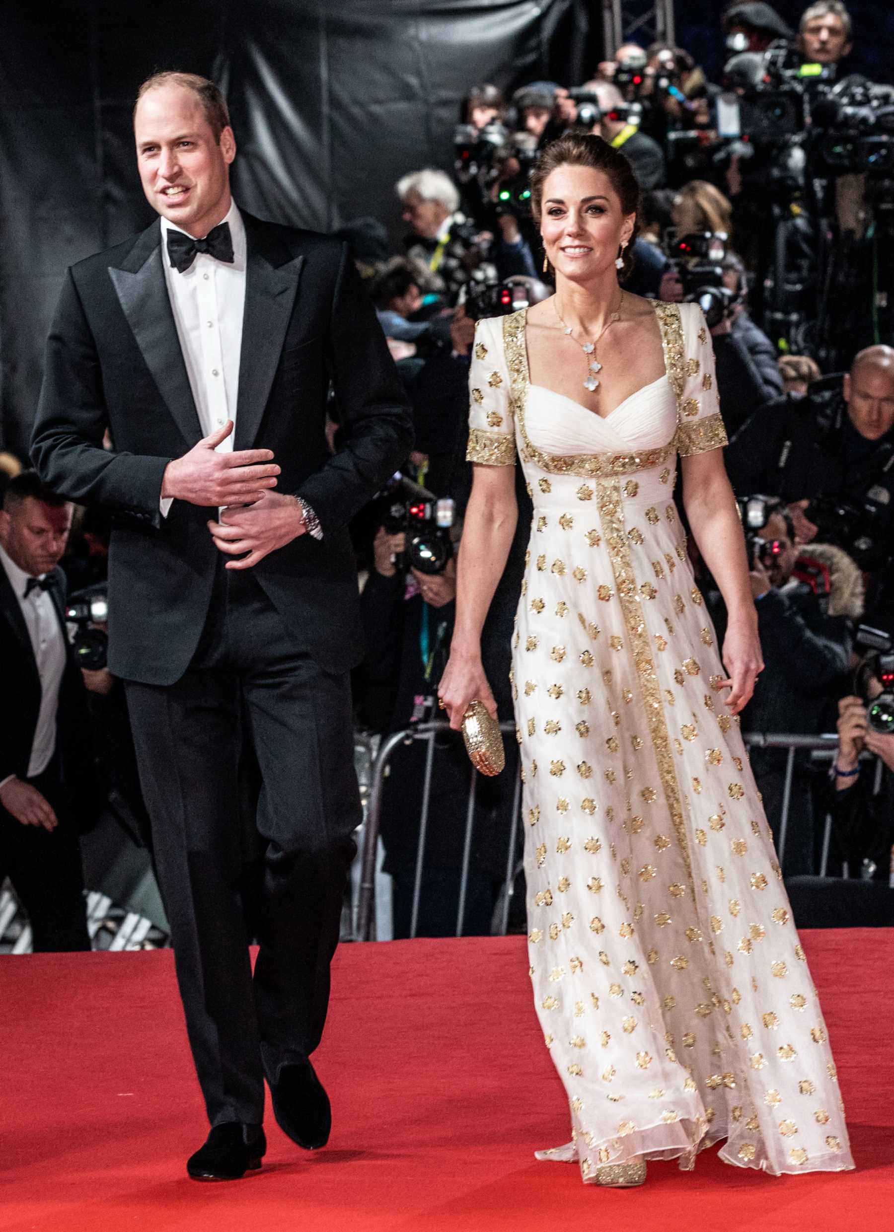 E príncipe Guillermo y Kate Middleton en los Premios BAFTA 2020 / Gtres