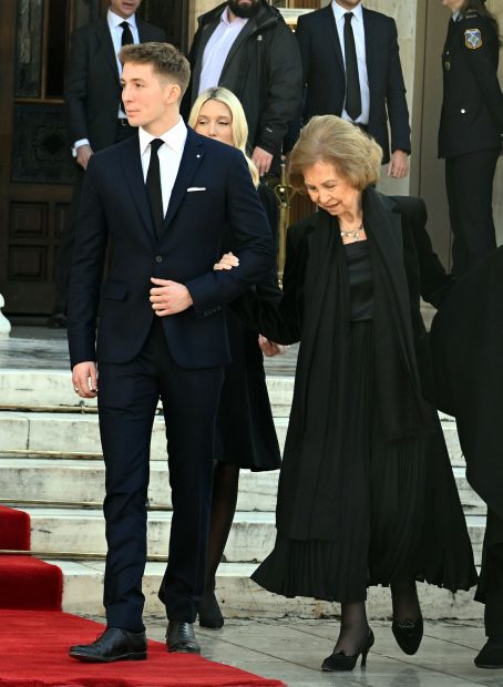 La Reina Sofía junto a Odysseas de Grecia. / Gtres