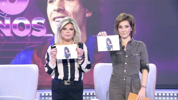 Terelu Campos y Adela González en 'Sálvame'. / Telecinco