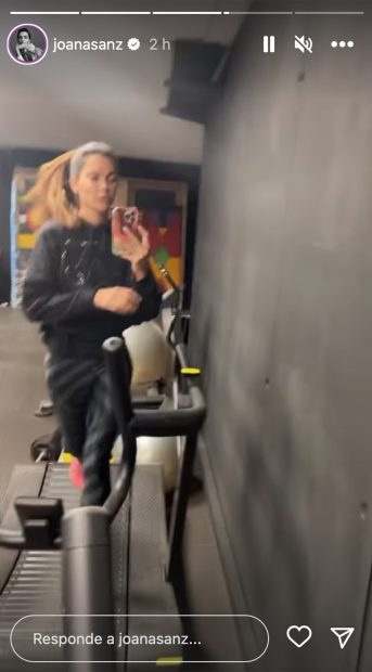 Joana Sanz en el gimnasio / Instagram