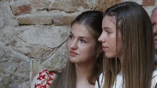 La Princesa Leonor y la Infanta Sofía en julio. / Gtres
