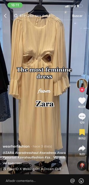 Vestido de Zara / Zara