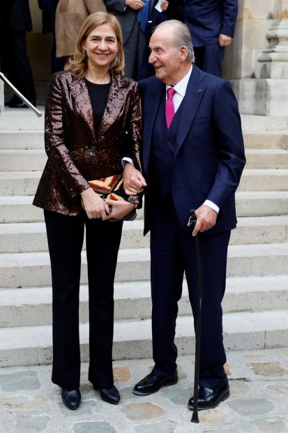 La Infanta Cristina y Juan Carlos I en París / Gtres