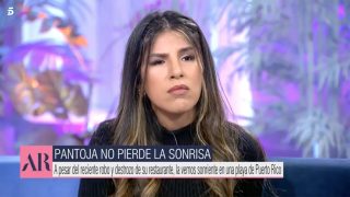 Isa Pantoja en ‘El Programa de Ana Rosa’. / Telecinco