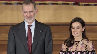 Los Reyes en un acto en Zaragoza. / Gtres