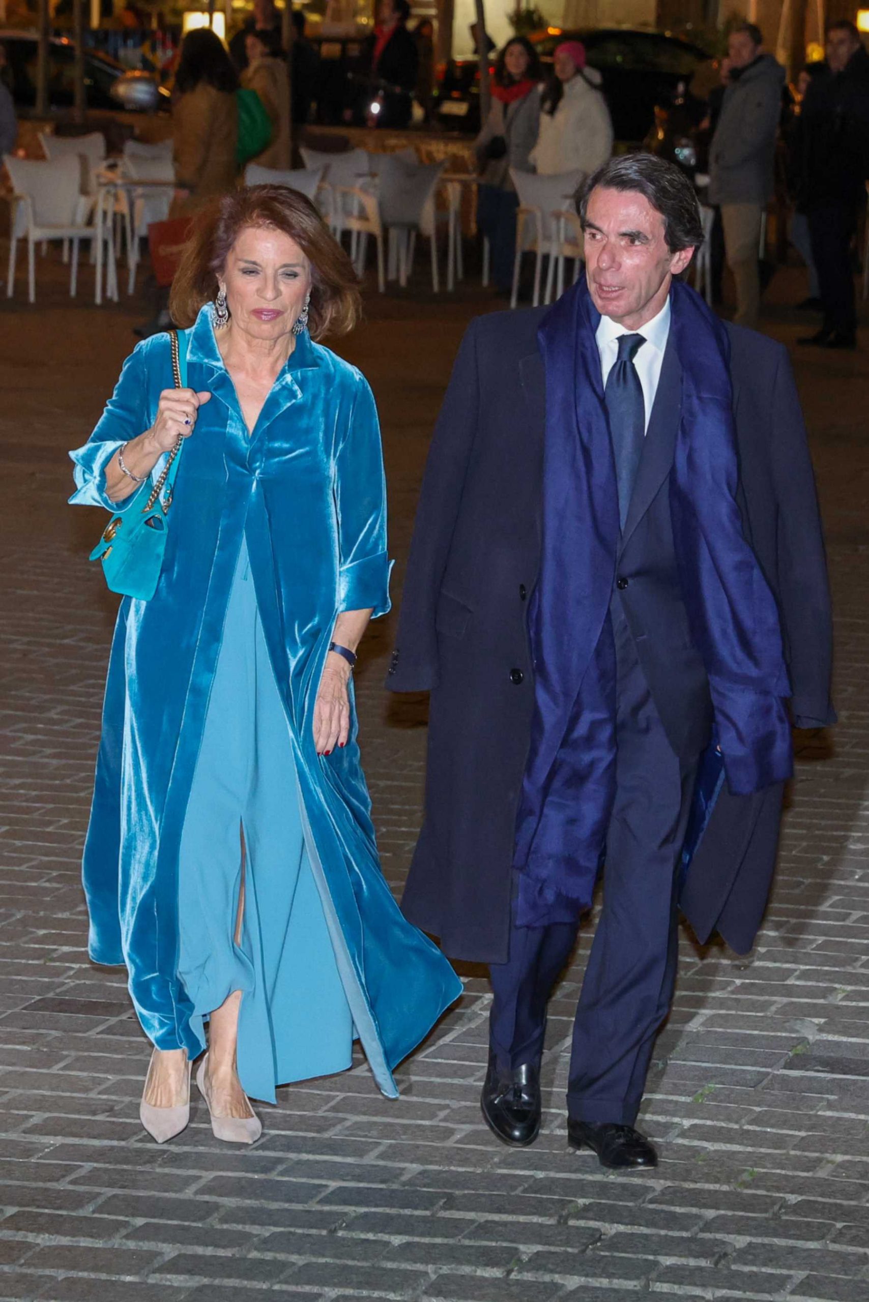 José María Aznar y su esposa en su 70º cumpleaños / Gtres