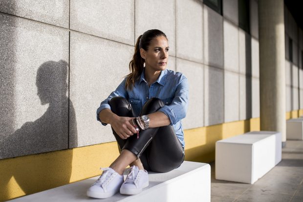 Alicia Senovilla en un posado en Madrid. / Gtres