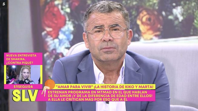Jorge Javier Vázquez en 'Sálvame'. / Telecinco