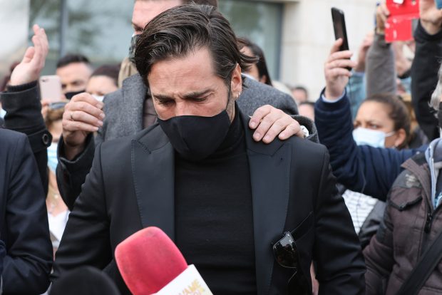 David Bustamante en el funeral de Alex Casademunt / Gtres