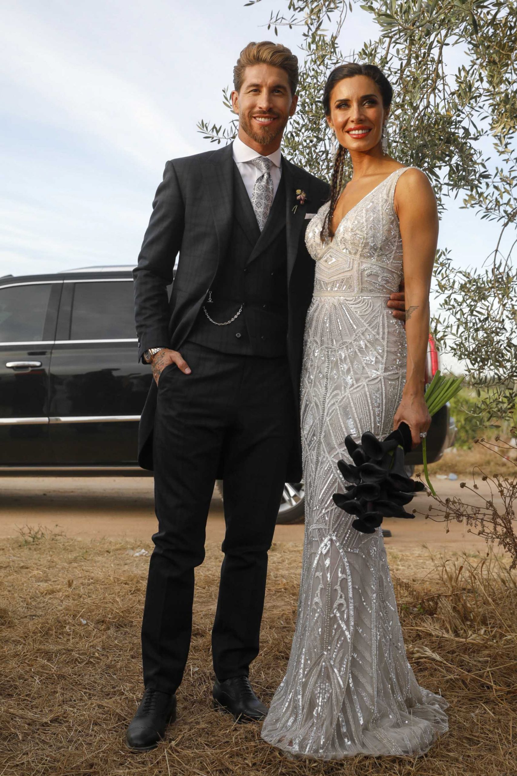 Pilar Rubio y Sergio Ramos en su boda / Gtres