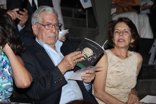 Mario Vargas Llosa y Patricia Llosa en Madrid. / Gtres