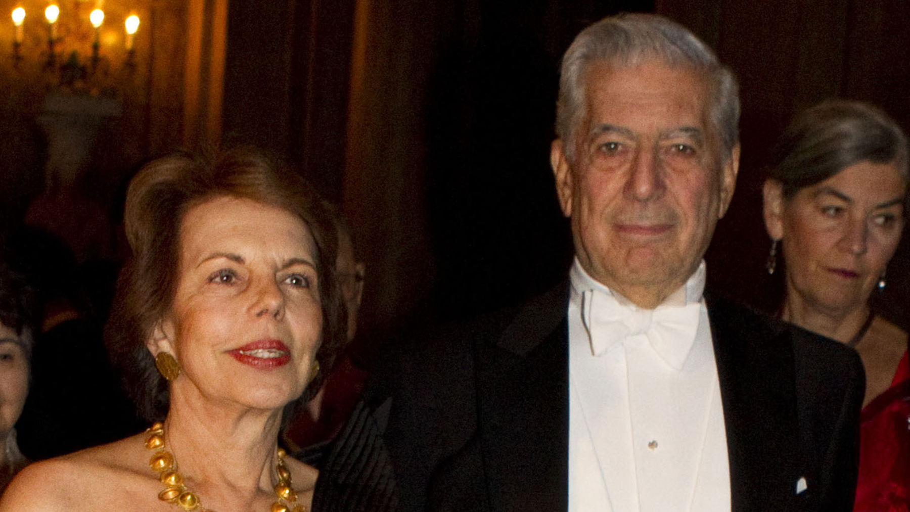 Mario Vargas Llosa y Patricia Llosa en Suecia. / Gtres
