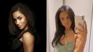 Meghan Markle y su doble en la red