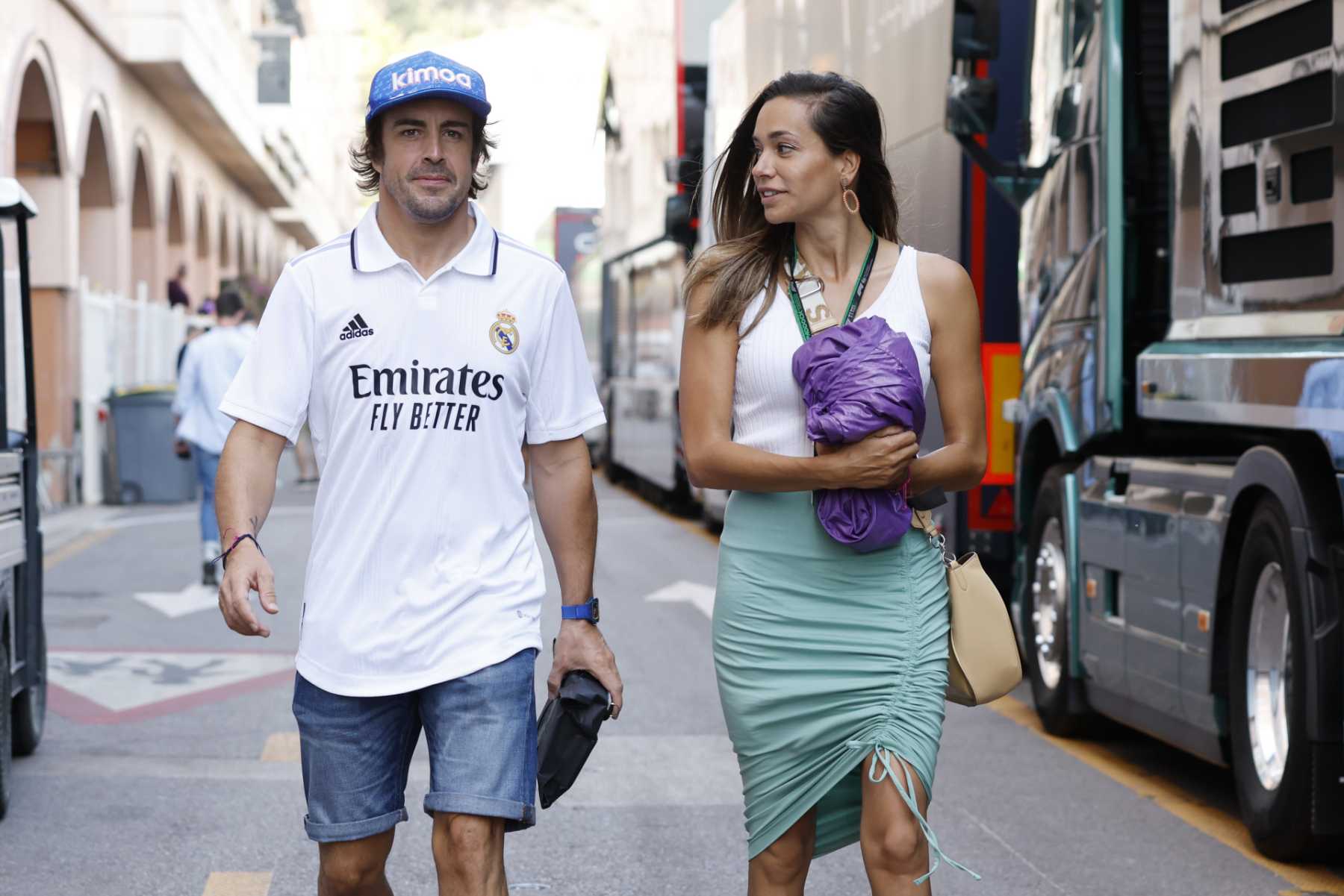Fernando Alonso y Andrea Schlager en Monaco / Gtres
