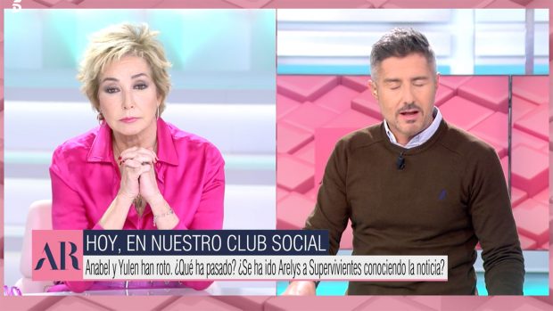 Ana Rosa Quintana y Pepe del Real en 'El Programa de Ana Rosa'. / Telecinco