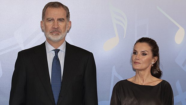 La Reina Letizia y el Rey Felipe en Madrid. / Gtres