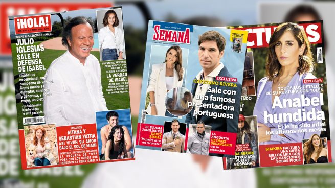 Portadas revistas: Julio Iglesias defiende a Isabel Preysler y la nueva  ilusión de Cayetano Rivera