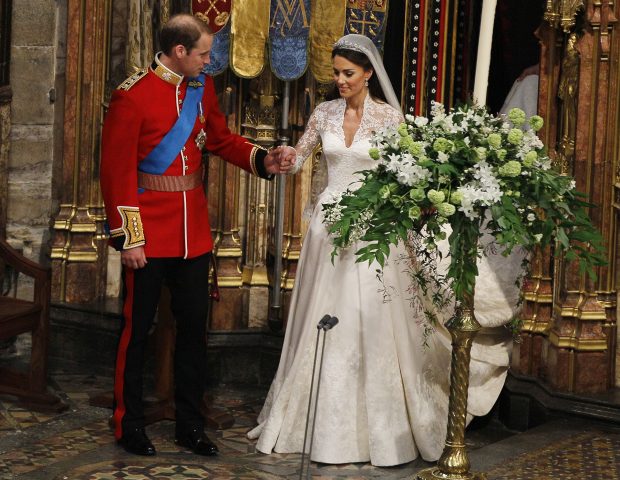 El príncipe Guillermo y Kate Middleton en su boda / Gtres