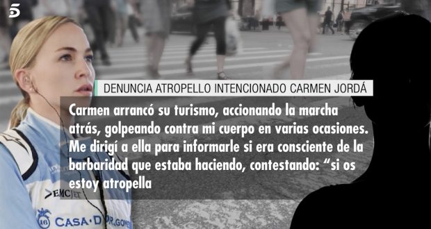 La denuncia a Carmen Jordá / Telecinco