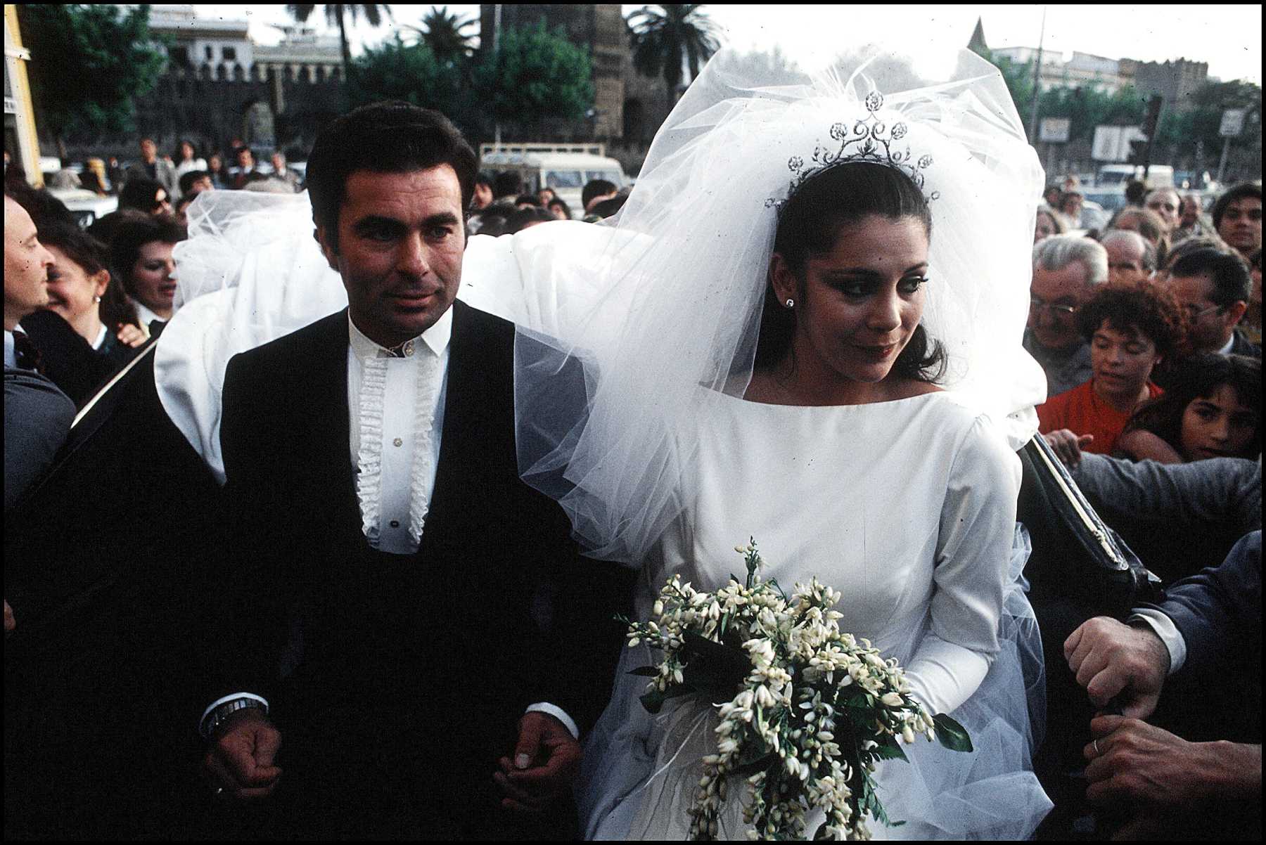 Isabel Pantoja y Paquirri el día de su boda / Gtres