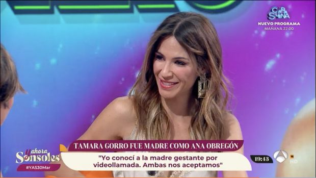 Tamara Gorro en 'Y ahora Sonsoles'. / Antena 3