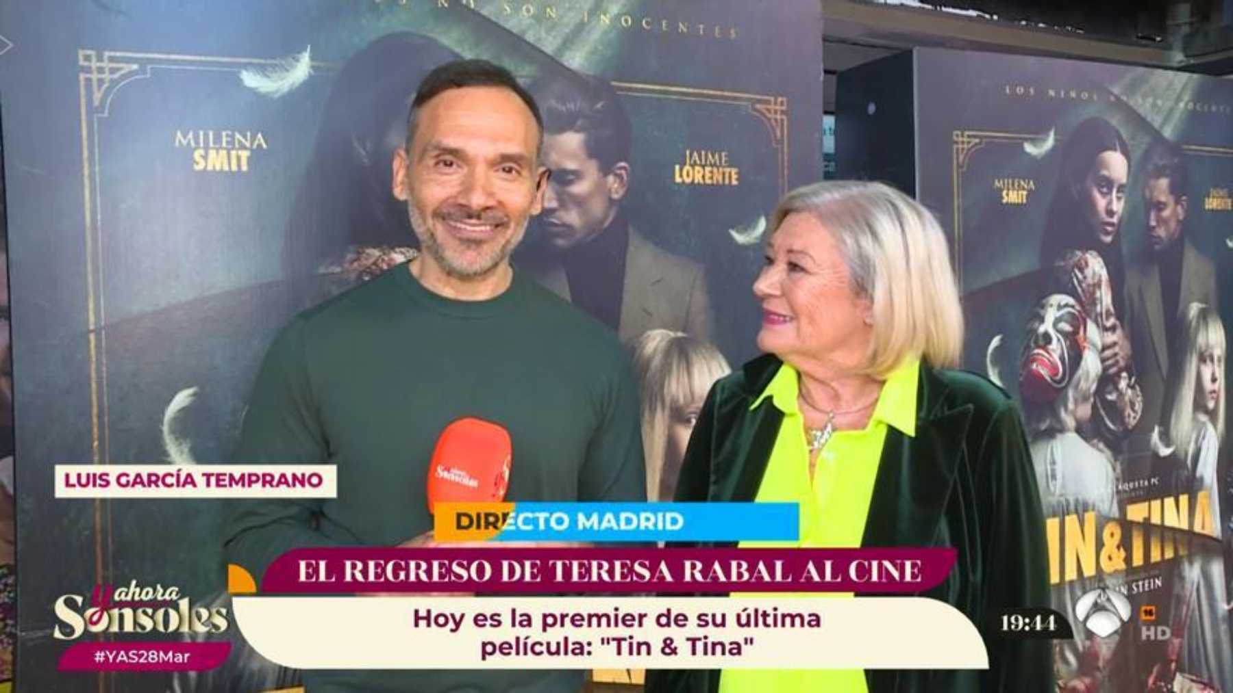 El reportero Luis García Temprano en 'Y ahora Sonsoles' / Antena 3 