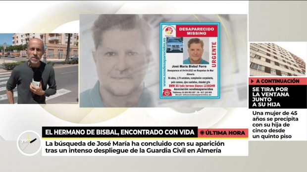 Imagen del hermano desaparecido de David Bisbal. / Telecinco
