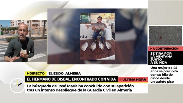 Imagen del hermano desaparecido de David Bisbal en 'Ya es mediodía'. / Telecinco
