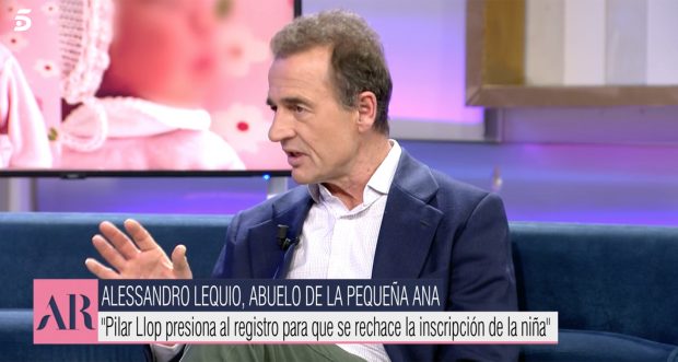 Alessandro Lequio en 'El programa de Ana Rosa' / Telecinco