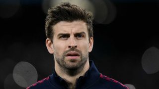 Gerard Piqué durante un partido con el FC Barcelona / Gtres