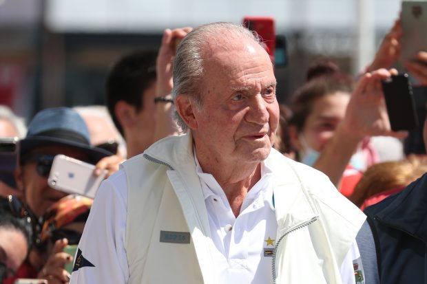 Juan Carlos I en Sangenjo en 2022. / Gtres