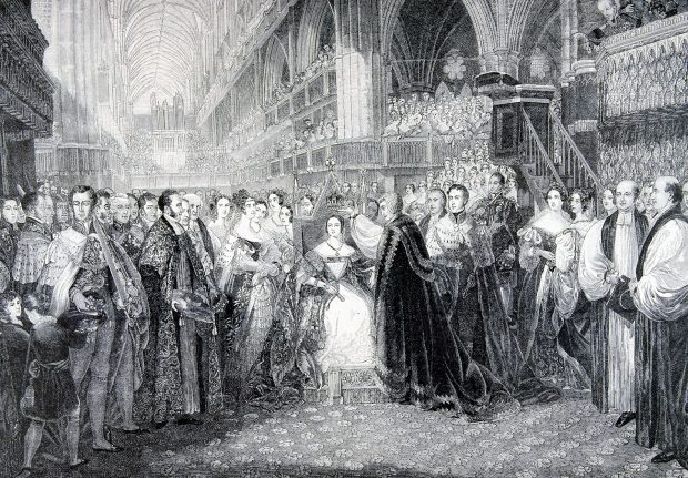 Coronación de la reina Victoria en la Abadía de Westminster / Gtres