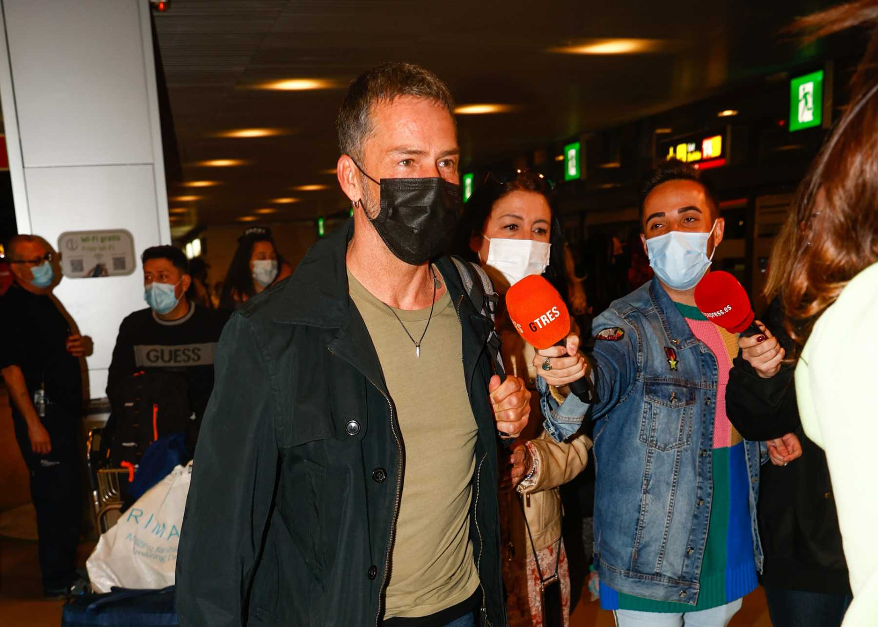 Nacho Palau en el aeropuerto, en Madrid / Gtres